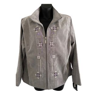 ALIA PEARL GREY JACKET